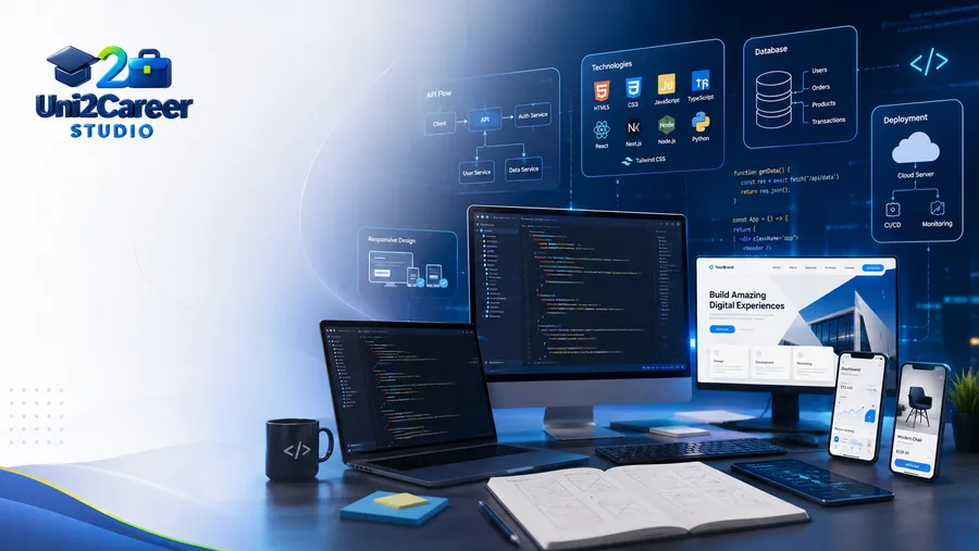 تصحيح أخطاء مشروع برمجي جامعي على الشاشة